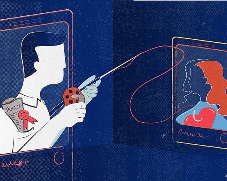 Looking for love on Tinder? Your date might be selling you insurance instead