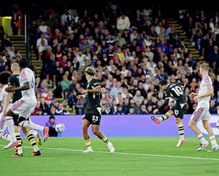 Doubles for Cherki, Haaland as Man City cruise to 4-1 win over Palace