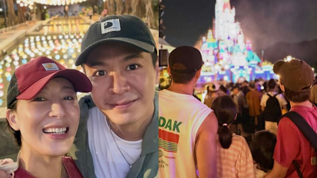 杨茜尧、罗子溢庆祝结婚10周年！甜晒一家四口背影照