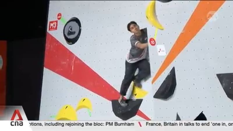 Singapore climber Gerald Verosil says Asian Games campaign proves he belongs 