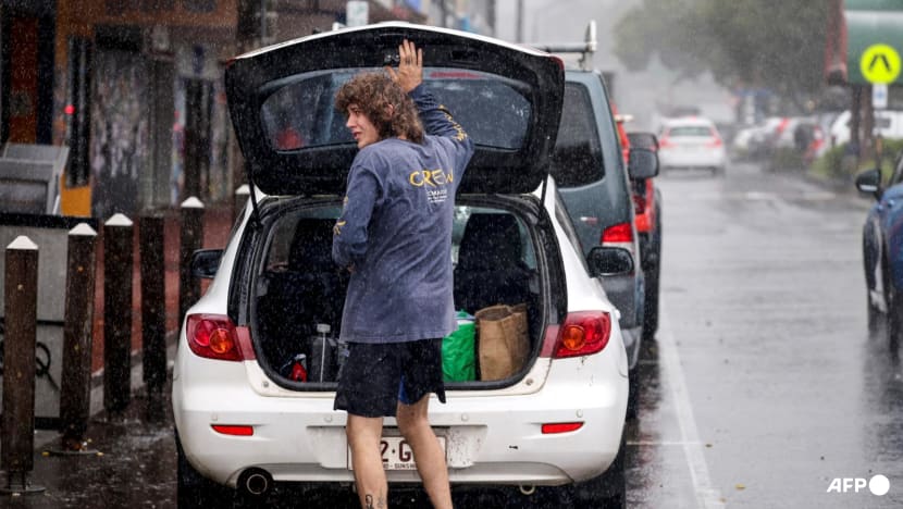Australia braces for rare cyclone swirling towards Brisbane Australia braces for rare cyclone swirling towards Brisbane