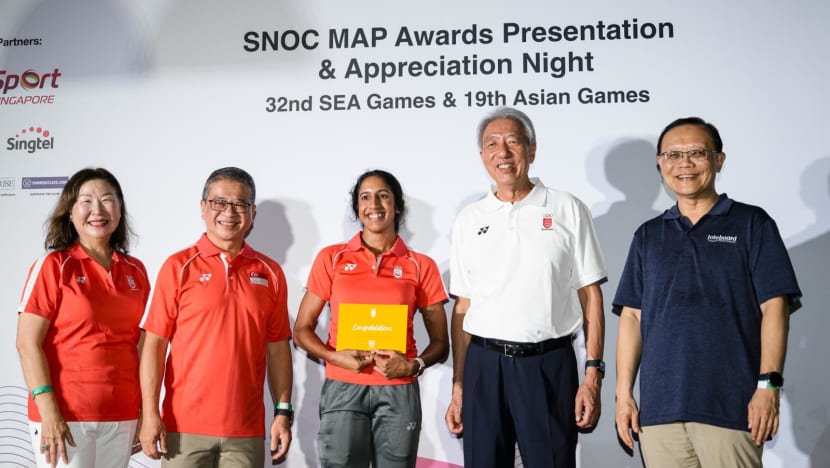 Over S$2 million awarded to Team Singapore medallists at SEA and Asian Games; Shanti Pereira the biggest winner 