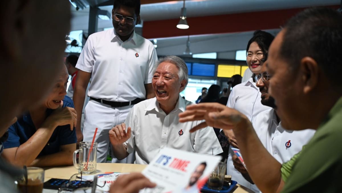 GE2025: SM Teo Chee Hean turns up in Aljunied GRC, lends support to PAP team