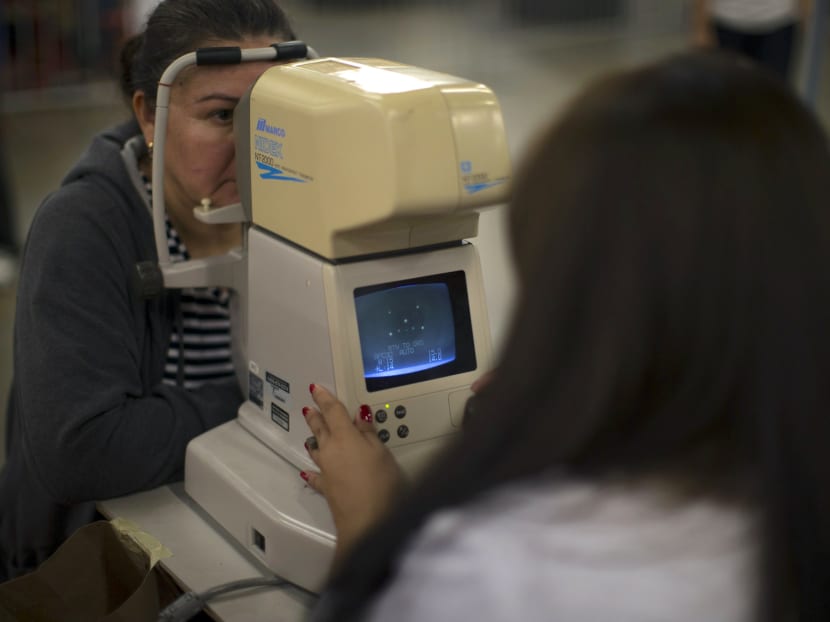 A woman receiving a glaucoma test. The author says glaucoma is a feared disease, and yet there is not enough awareness of it. Here, he shares his experience treating some patients. A woman receiving a glaucoma test. The author says glaucoma is a feared disease, and yet there is not enough awareness of it. Here, he shares his experience treating some patients.
