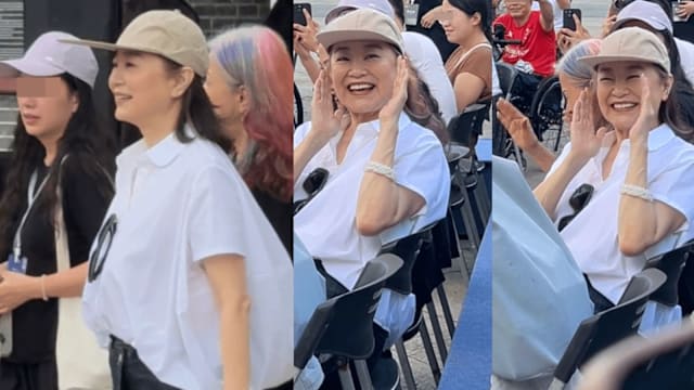 71岁林青霞淡妆游会昌戏剧小镇！粉丝高呼“我爱你”，她亲切回应融化全场