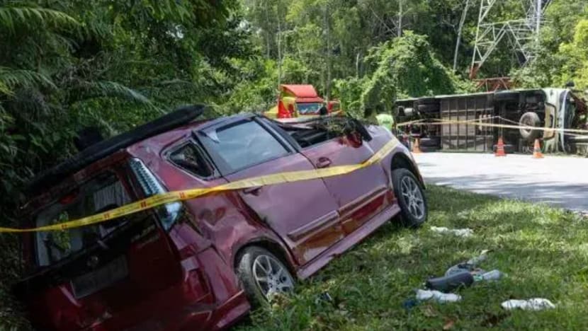 Nahas bas di Perak: Isteri & anak pemandu MPV masih dirawat, dalam keadaan stabil 