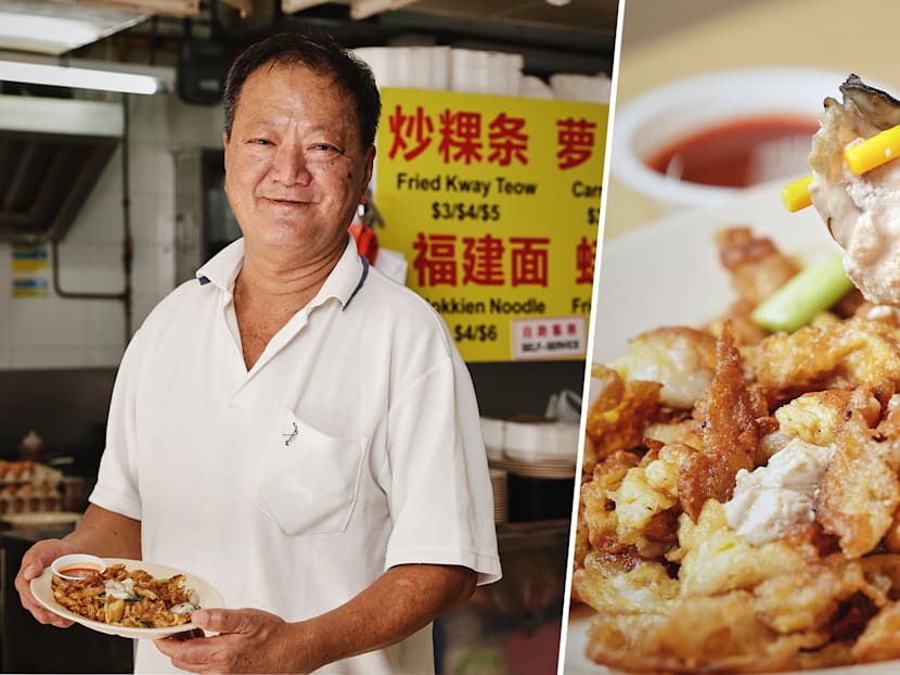 Tasty Oyster Omelette By Hawker Who Works Daily Despite Kidney Dialysis Thrice Weekly