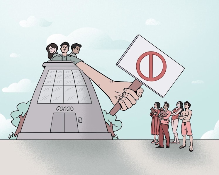 The Big Read in short:  When condo by-laws turn luxury living into a nightmare for some residents