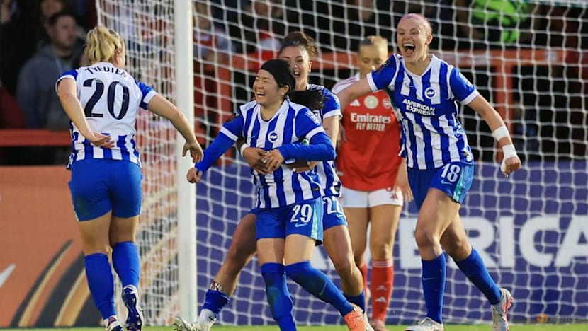 Man City win WSL title as Arsenal held by Brighton