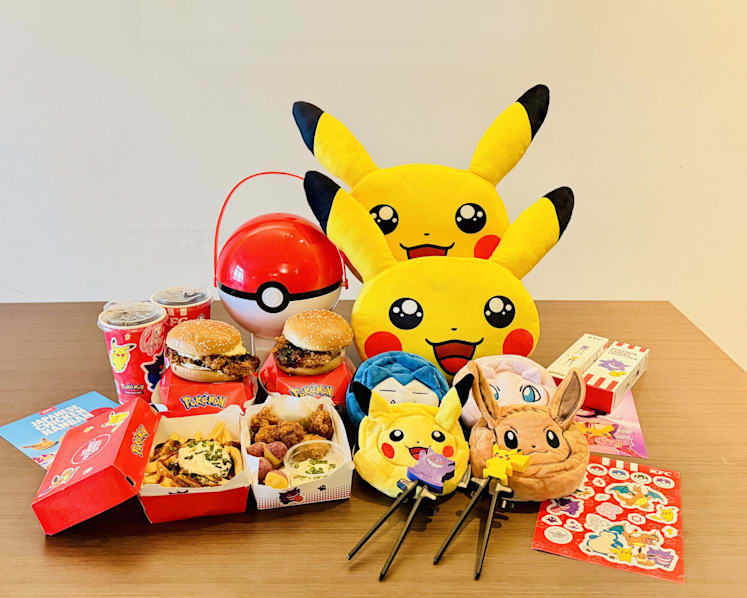 KFC Singapore launching Pokemon merch and Japanese-inspired menu for limited time