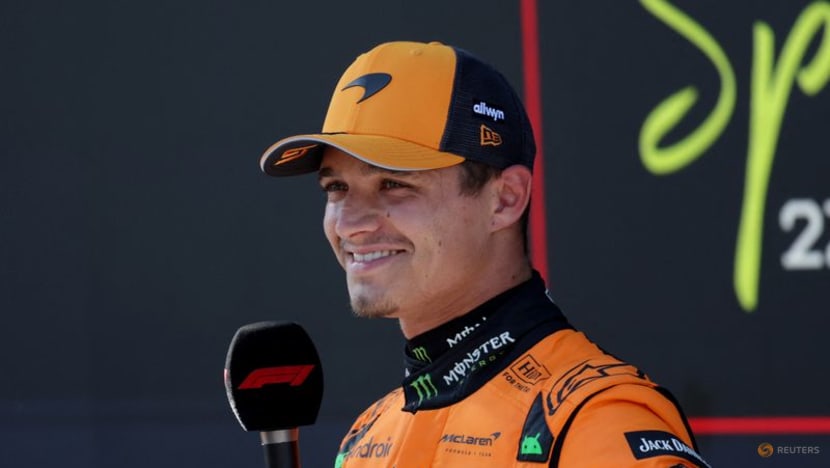 Dominant Norris on pole in Austria, Piastri third