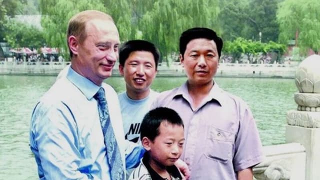 普京抱过的中国男孩 26年后再相逢