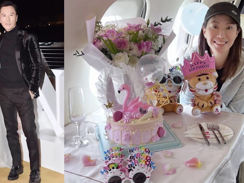 Donnie Yen Flies Wife Cissy Wang On Private Jet To Celebrate Her 41st Birthday