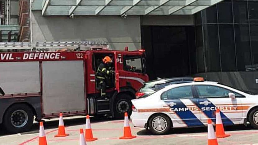 Exams, medical studies disrupted by fire at NUS building, 1,000 people evacuated
