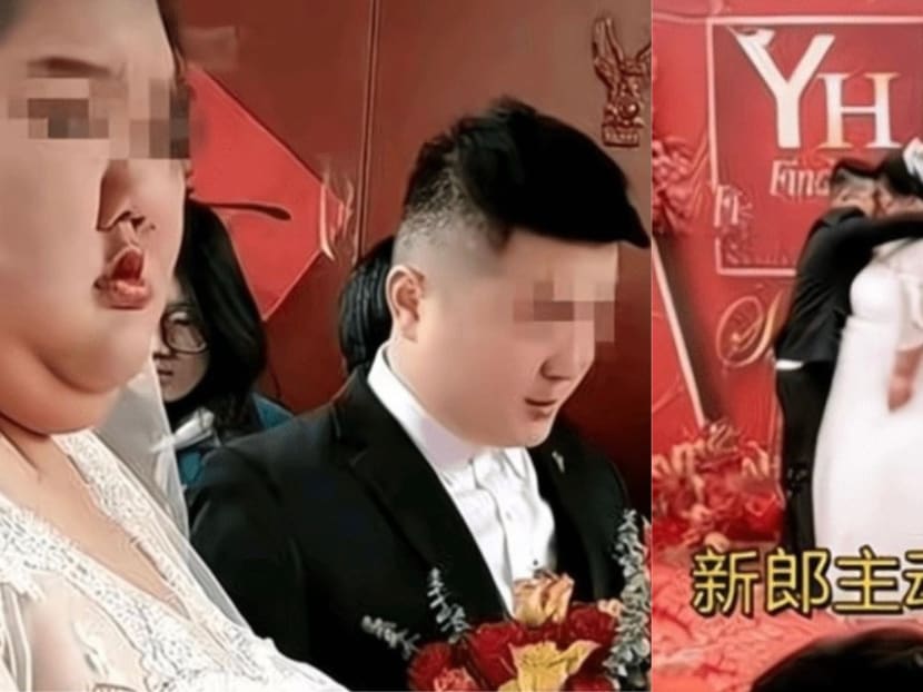 'Do not make fun of my wife': Groom in China protects bride from mean wedding guests who make fun of her for being plus-sized
