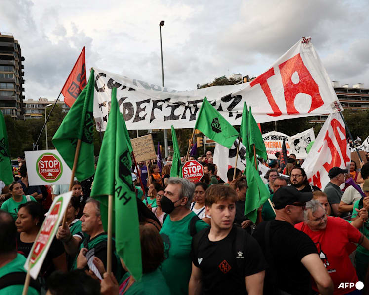 Protests over housing flare in Spain after relief measures rejected