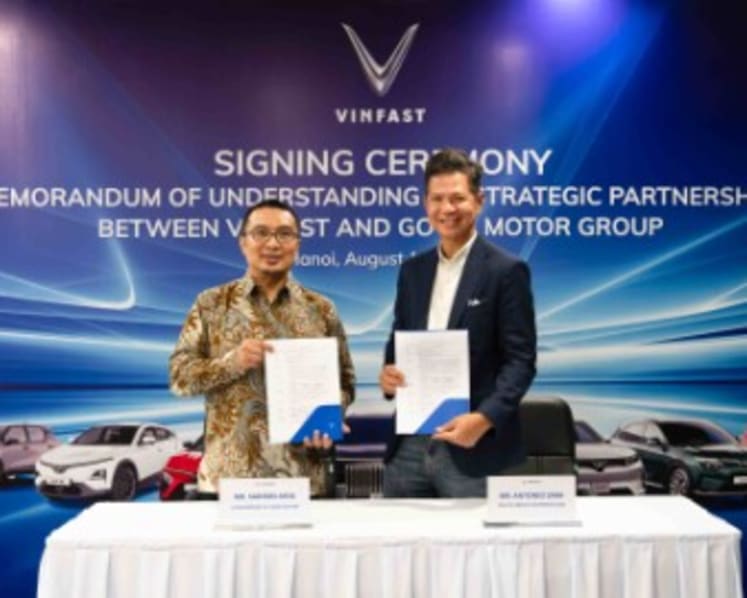 Vinfast partners with Gowa Motor Group to establish a joint venture and expand dealership network in Indonesia