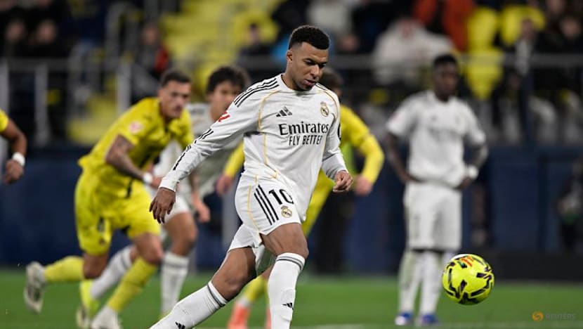 Mbappe double powers Real Madrid past Villarreal to top of LaLiga
