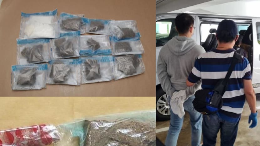 Teenagers aged 14 and 17 among 96 suspected drug offenders nabbed in 6-day islandwide CNB raids