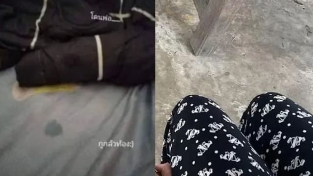泰国少女网上发床上精液照 惊揭遭兽父性侵