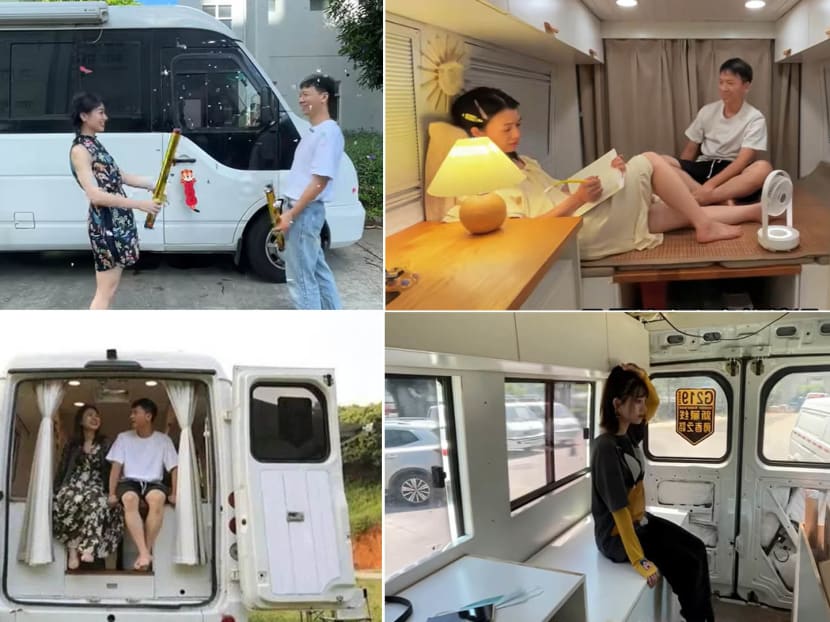 To Save On Rent, Couple In China Spent S$32K To Buy & Convert Van Into Tiny Home &mdash; And They Did It Mostly On Their Own