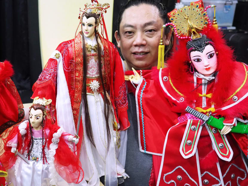 Benjamin Ho, 49, puppeteer and artistic director of Paper Monkey Theatre. Photo: Wong Casandra/TODAY Benjamin Ho, 49, puppeteer and artistic director of Paper Monkey Theatre. Photo: Wong Casandra/TODAY