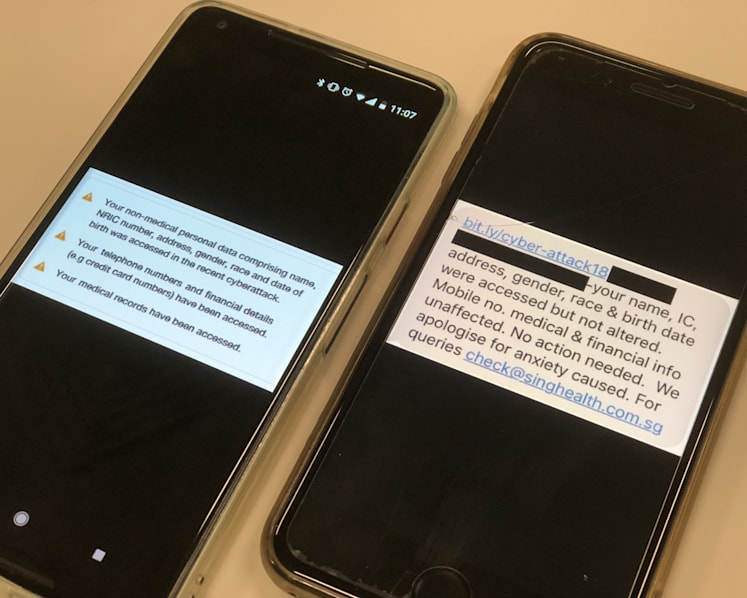 SingHealth warns of fake SMSes capitalising on news of recent cyberattack