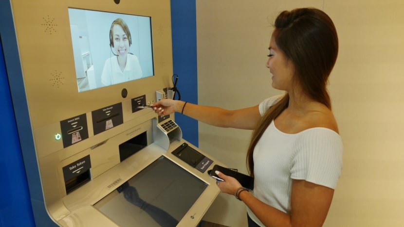 DBS/POSB video teller machines offer face-to-face help