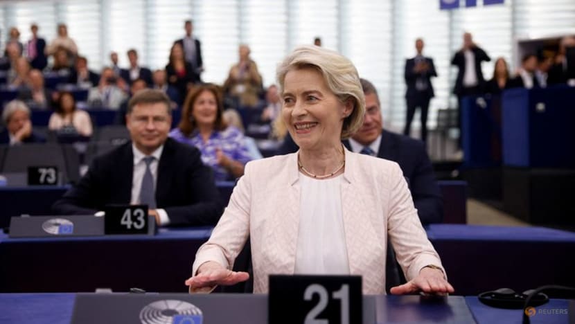 EU Commission head Ursula von der Leyen elected for second term EU Commission head Ursula von der Leyen elected for second term