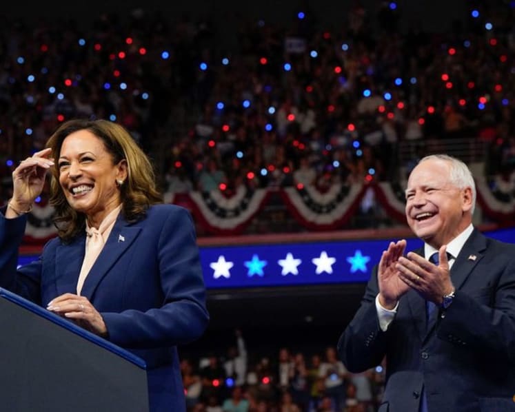 Commentary: Kamala Harris’ VP pick in Walz is as ‘normal’ as Trump’s choice of Vance seems ‘weird’ 