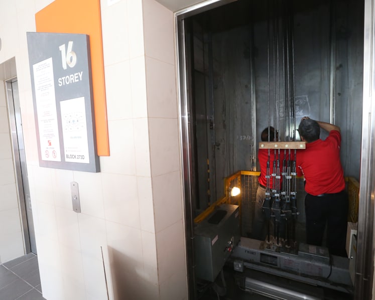 Give prompt notice to residents on lift maintenance work