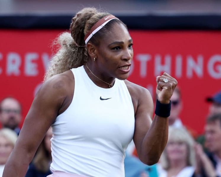 Serena is back - American great makes winning return to court at Queen's