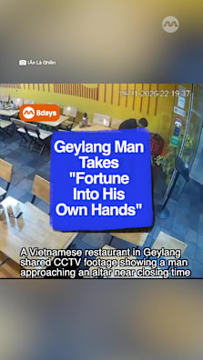 This man in Geylang got a little too excited for Chinese New Year #8dayssg #8dayssgtrending #sgtiktok #cny #fypsg 