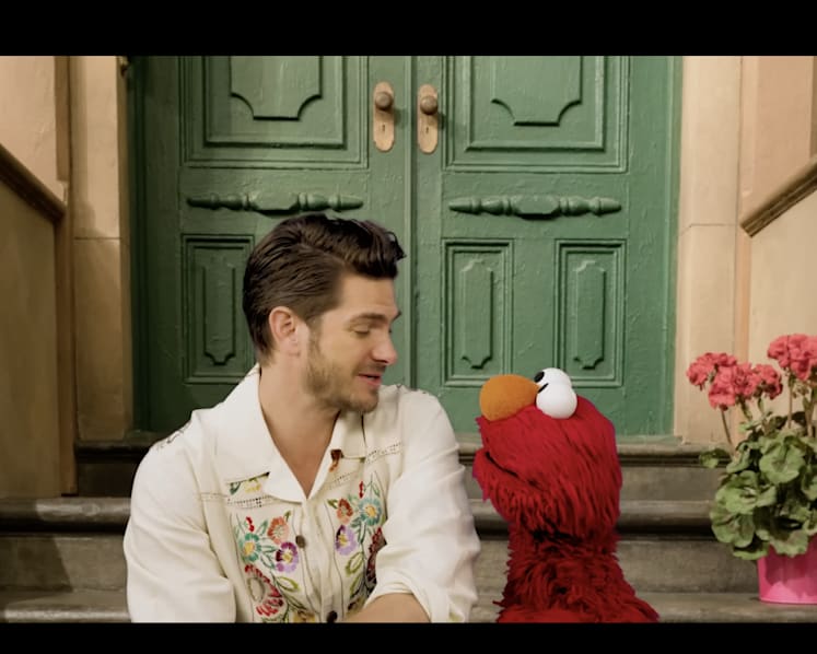 Commentary: Celebrities like Andrew Garfield and Elmo can help us talk about grief