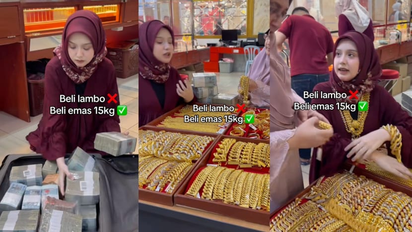 M’sian Influencer Brings Cash-Filled Luggage To Buy 15kg Of Gold Jewellery; Criticised For Flaunting Wealth M’sian Influencer Brings Cash-Filled Luggage To Buy 15kg Of Gold Jewellery; Criticised For Flaunting Wealth