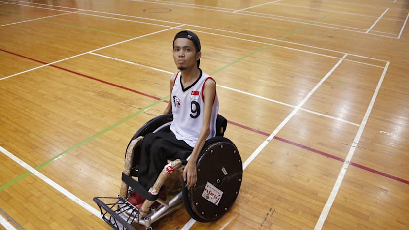 Singapore wheelchair rugby athletes at home in rough sport