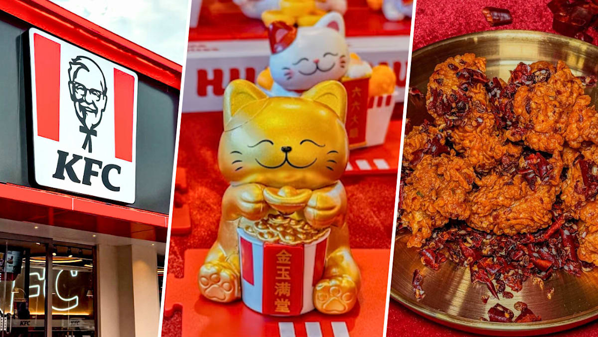 KFC Drops Sichuan Mala Chicken, ‘Huat Socks’ & Fortune Cat Blind Boxes For Chinese New Year