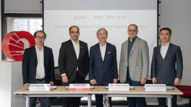 华侨银行同本地三大学合作 深化量子科技领域研究