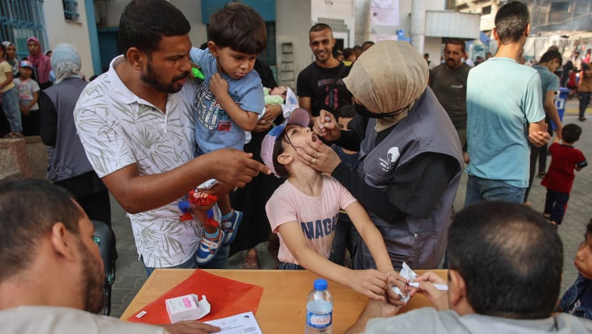 90% kanak-kanak di Gaza sudah disuntik vaksin polio 90% kanak-kanak di Gaza sudah disuntik vaksin polio