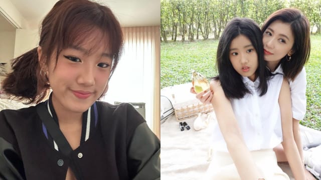 自拍照妆容被嫌“老派”　贾静雯长女高EQ回应