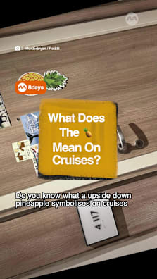 Do you know what the pineapple mean in cruise culture? #8dayssg #8dayssgtrending #cruisetips #pineapple #fypsg 