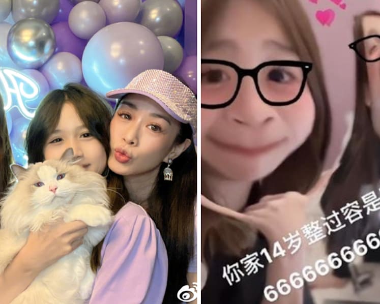 Christy Chung's 14-Year-Old Daughter Stands Up To Netizens Who Said She Had Plastic Surgery
