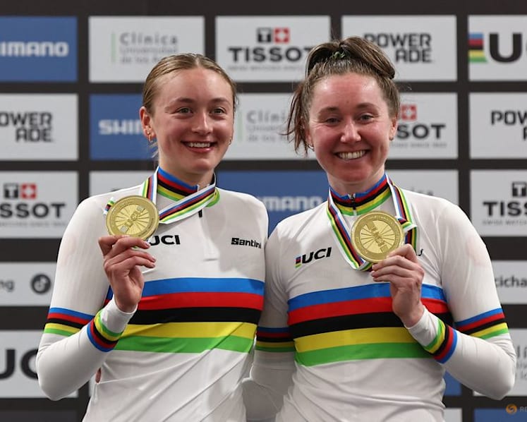 Britain women claim Madison gold, one-two pursuit finish at Track Worlds