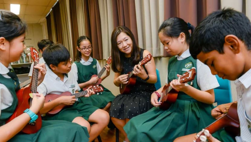 Teacher helps students overcome PSLE stress through music