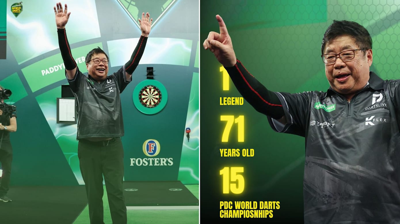 我国神射手林良华 成飞镖世锦赛最年长赢家