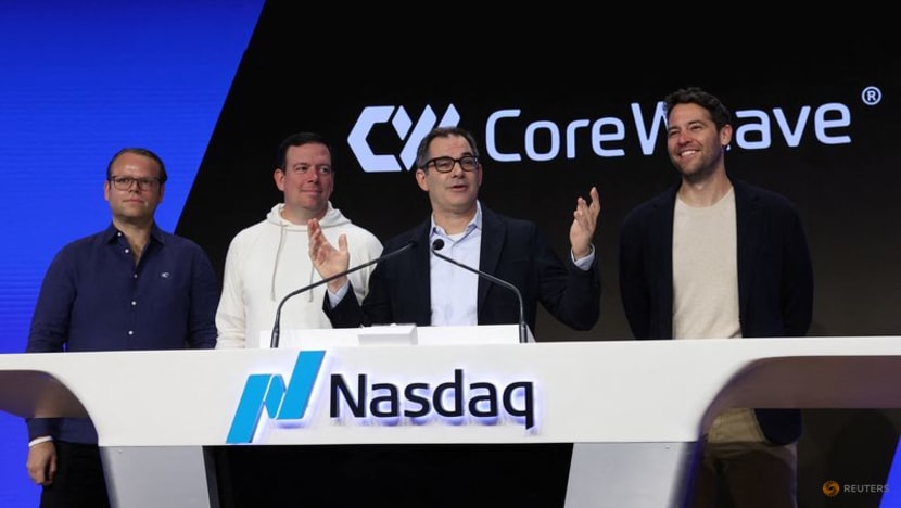 Nvidia-backed CoreWeave's shares open nearly 3% lower in market debut