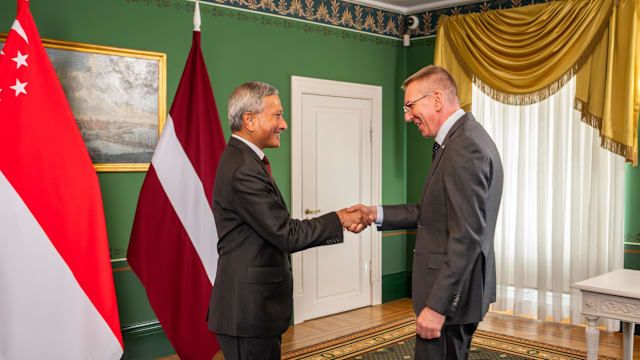 维文访问拉脱维亚 探讨加强双边合作