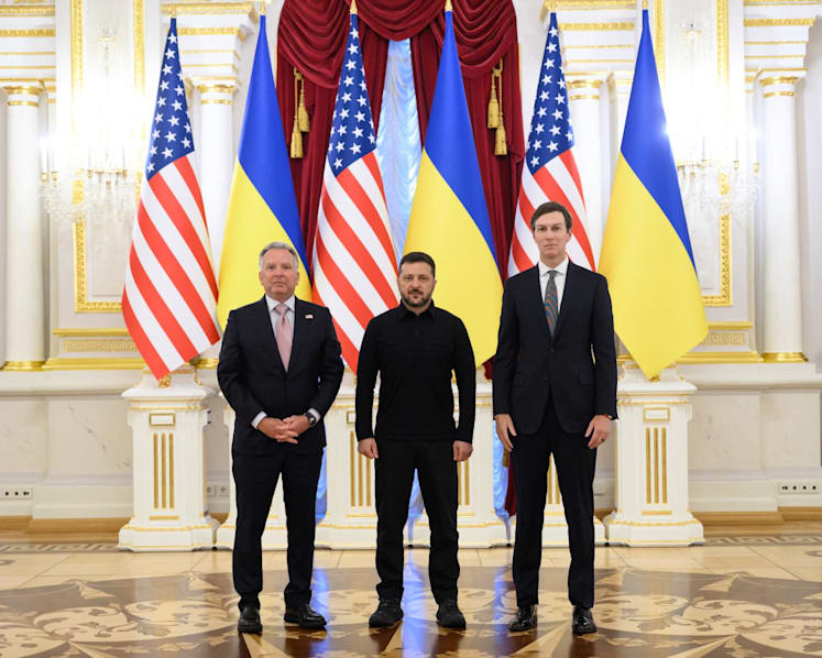 US envoys make first Kyiv visit amid Ukraine war peace push