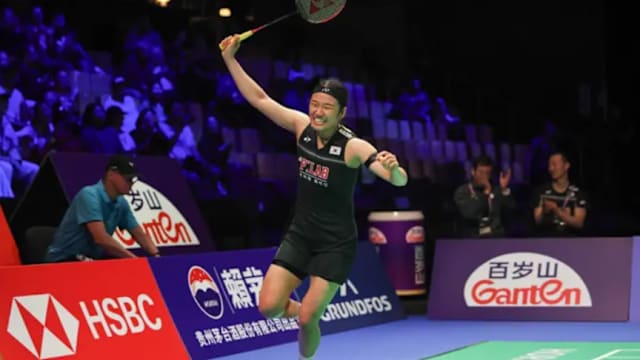 韩国3比1力克中国 第三次夺得尤伯杯冠军
