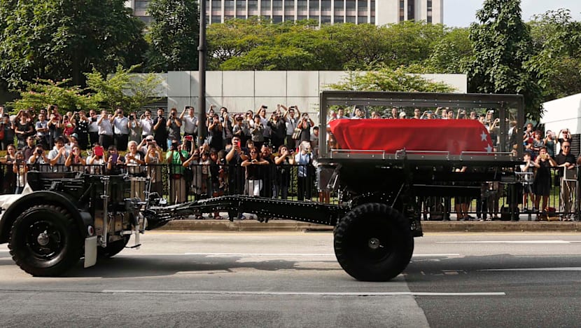 Loyal staff give Mr Lee Kuan Yew final send-off